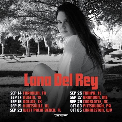lana del rey announces tour